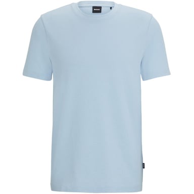 Hugo Boss Mens Boss Cotton Regular T-Shirt (Light Blue)