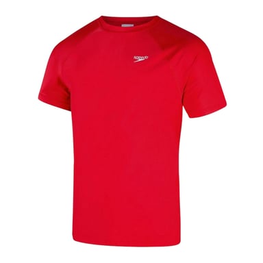 Speedo Mens Crew Neck Regular T-Shirt (Red)