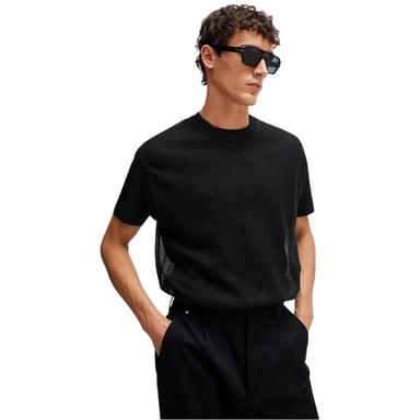Boss Mens Lucid Crew Neck T-Shirt (Black)