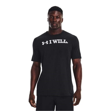 Under Armour Heren Ik Zal T-Shirt (Zwart)