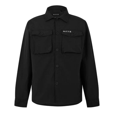 Nicce Mens Fletch Overshirt (Black)