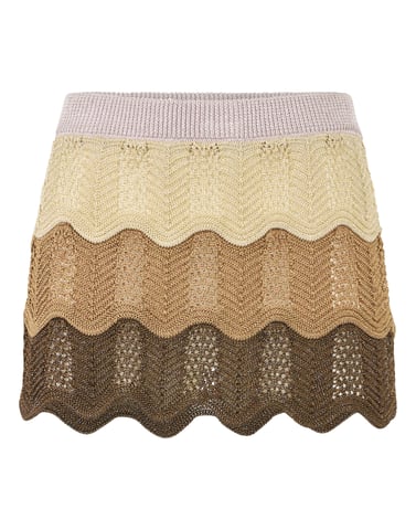 Mini Skirt Color Wave