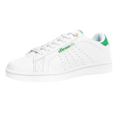 Ellesse Womens/Ladies Classic Leather Cupsole Trainers (White/Green)