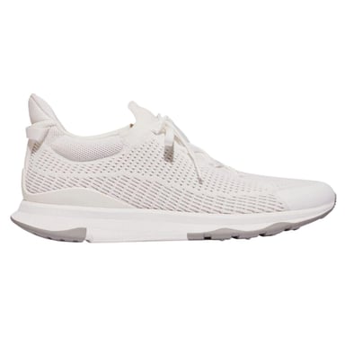 FitFlop Unisex Adult Vitamin FFX Knitted Water Resistant Trainers (White/Grey)