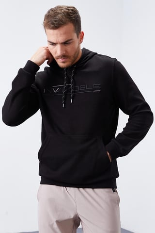 Men's Printed Hooded Sweatshirt With Pocket