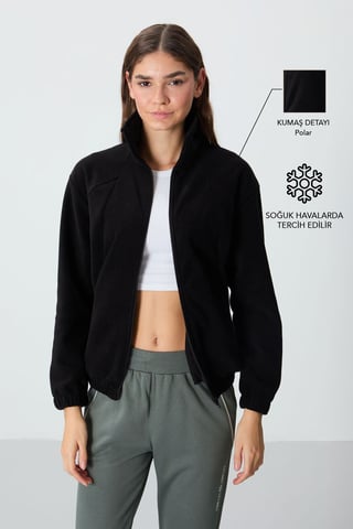 Överdimensionerad Färgblock Halvdraget Sweatshirt