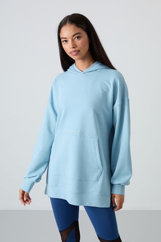 Oversized Printed Hooded Sweatshirt