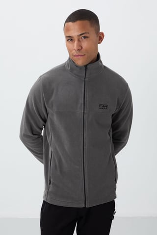 Herr Plush Zip-Front Sweatshirt