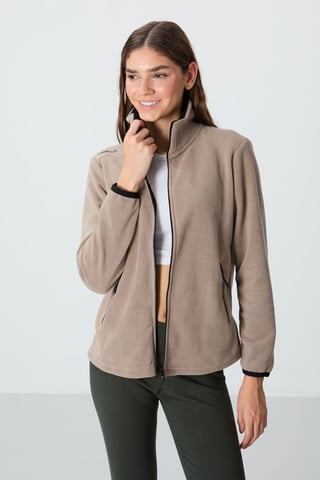 Women's Plush Zip-Front Sweatshirt