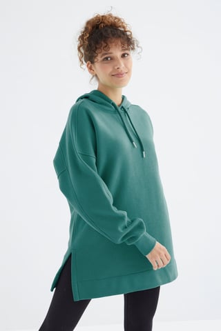Oversized Hooded Sweatshirt With Pocket