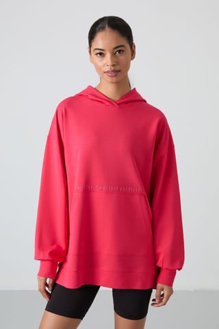 Oversized Printed Hooded Sweatshirt