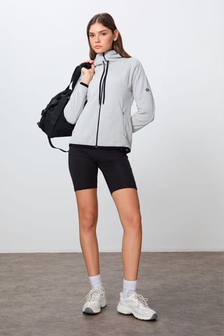 Women's Plush Zip-up Hooded Sweatshirt