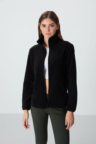 Women's Plush Zip-Front Sweatshirt