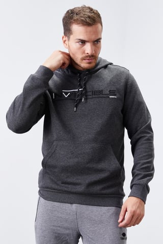 Men's Printed Hooded Sweatshirt With Pocket