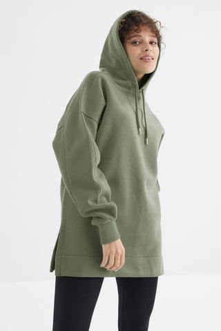 Oversized Hooded Sweatshirt With Pocket