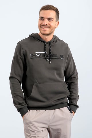 Men's Printed Hooded Sweatshirt With Pocket