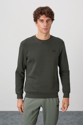 Men's Regular Fit Crew Neck Sweatshirt