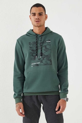Men's Camouflage Printed Hoodie