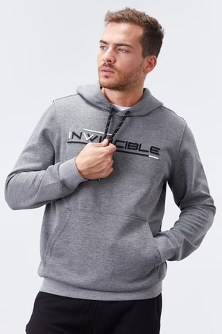 Men's Printed Hooded Sweatshirt With Pocket