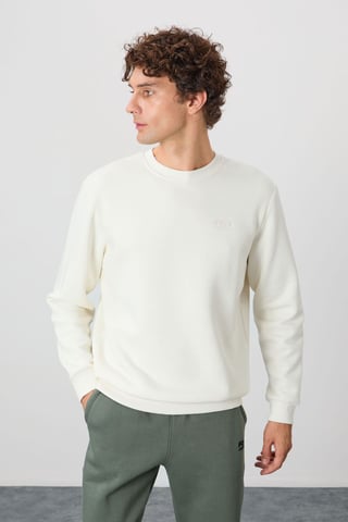 Men's Regular Fit Crew Neck Sweatshirt