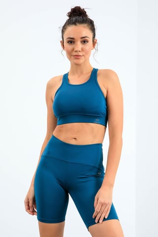 Sleeveless Slim-fit Active Set With Shorts