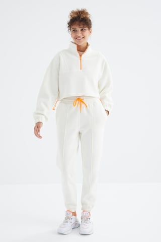 Oversized Fleece Sweatshirt And Pants Set
