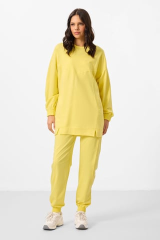 Oversized Fleece Sweatshirt And Pants Set