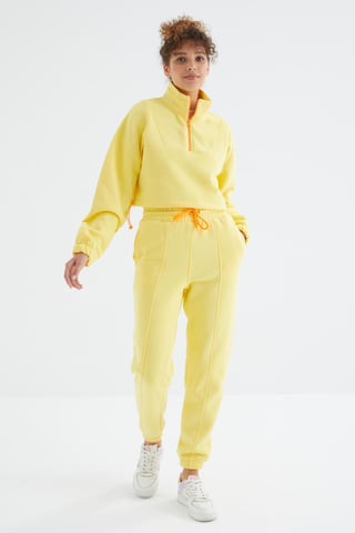Oversized Fleece Sweatshirt And Pants Set