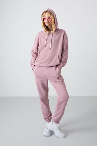 Oversized Hooded Sweatshirt And Pants Set