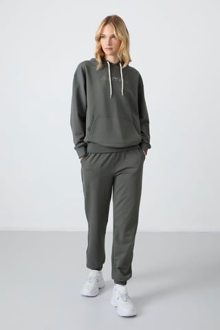 Oversized Hooded Sweatshirt And Pants Set