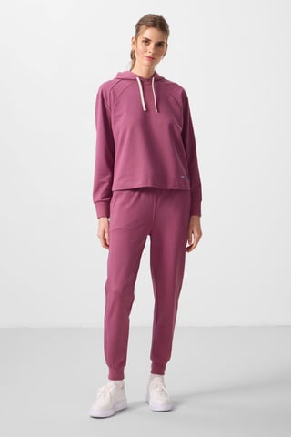 Oversized Hooded Sweatshirt And Pants Set