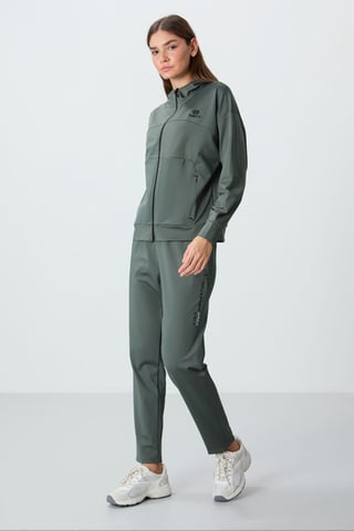 Women’s Hooded Zip Sweatshirt And Pants Set