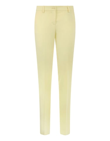 Wool Office Trousers Regular Waist