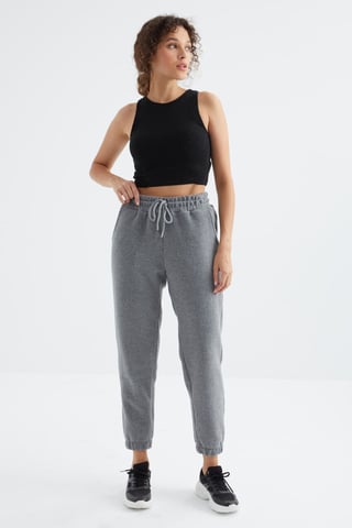 Kvinnors polyester joggerbyxor