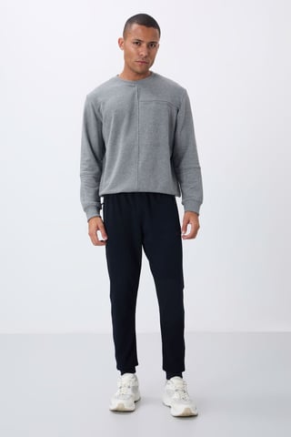 Herr Jogger Sweatpants med dragkedjeficka