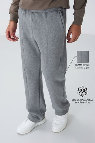 Men's Regular Fit Cotton-Polyester Sweatpants