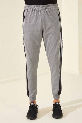 Herr Sweatpants med texttryck