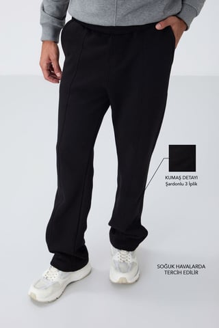 Men's Regular Fit Cotton-Polyester Sweatpants