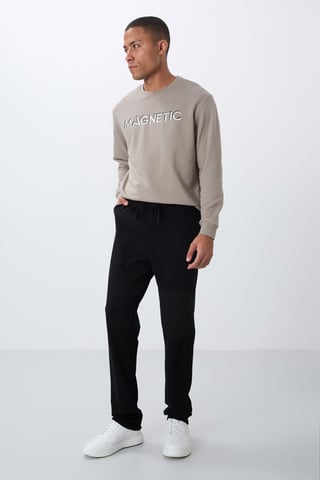 Men's Regular-Fit Cotton Blend Sweatpants