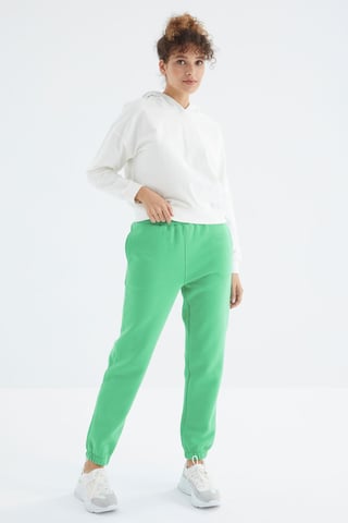 Women's High-Waist Fleece Jogger Sweatpants