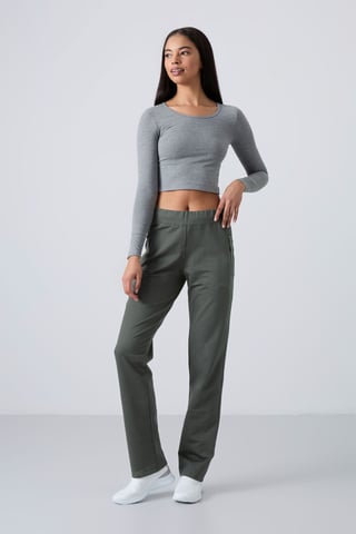 Women's Straight-leg Fleece Sweatpants