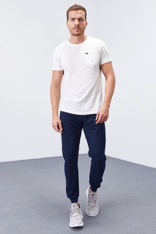 Herr Slim-Fit Fleecebyxor