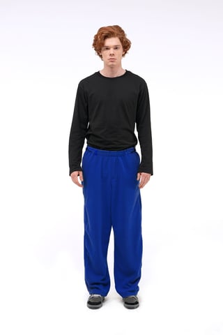 Men's Relaxed Fit Wide Leg Pull-On Pants