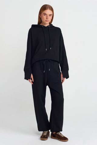 Women's Wide-Leg Fleece Jogger Pants