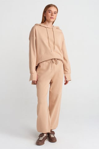 Women's Wide-Leg Fleece Jogger Pants