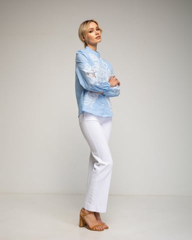 Wide leg basic high waisted jeans