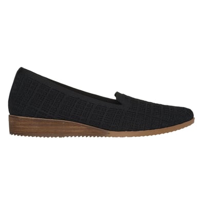Skechers Womens/Ladies Cleo Wedge Trainers (Black)