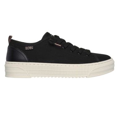 Skechers Womens/Ladies Bobs Copa Canvas Trainers (Black)