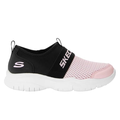 Skechers Childrens/Kids Flexblast Trainers (Black/Pink)