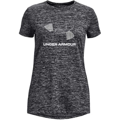 Under Armour Girls Tech Crew Neck Regular T-Shirt (Black)